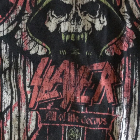 Slayer all of life decays band tee shirt XL worn band t-shirt - Picture 4 of 4
